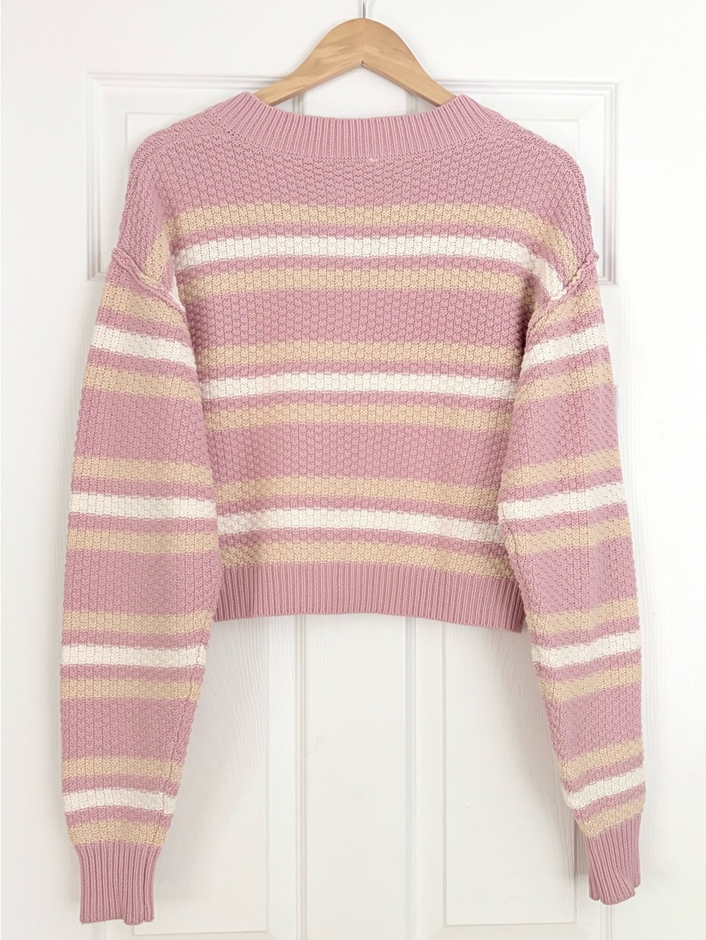 NWOT Free People Lila Stripe Cardi Size S - Picture 5 of 5